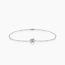 Ringlamour Single Stone Round Cut Moissanite Bracelet